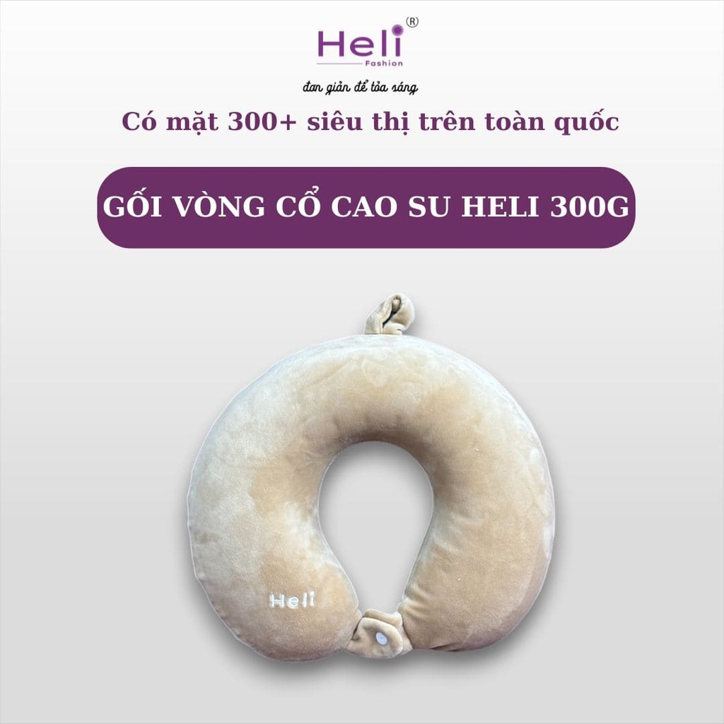 GỐI VÒNG CỔ CAO SU HELI 300G
