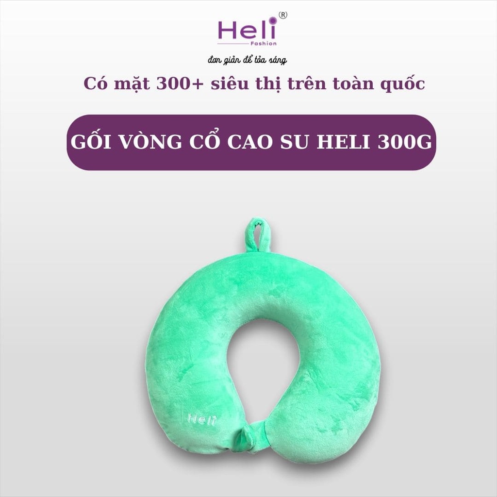 GỐI VÒNG CỔ CAO SU HELI 300G