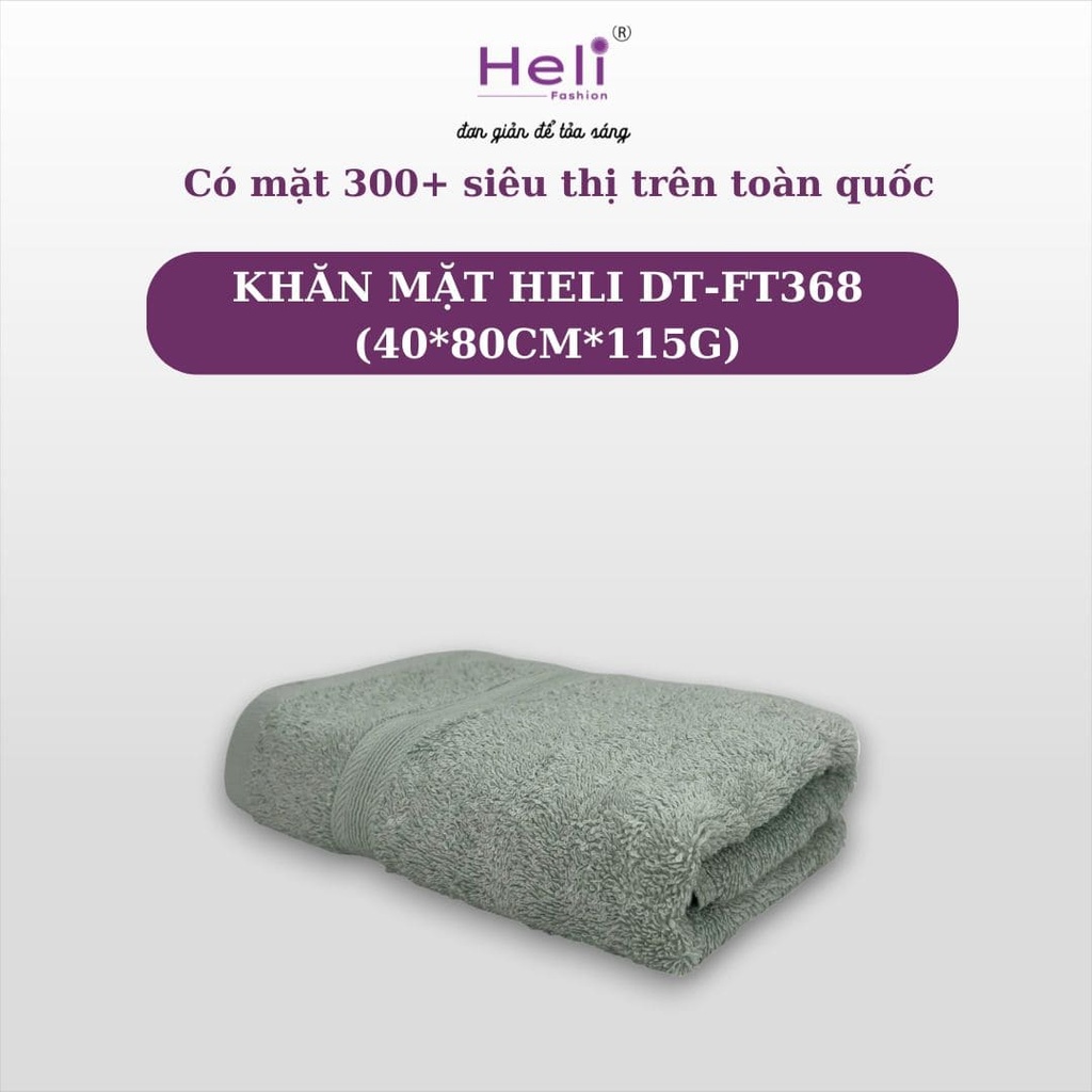 KHĂN MẶT HELI DT-FT368 (40*80CM*115G) 