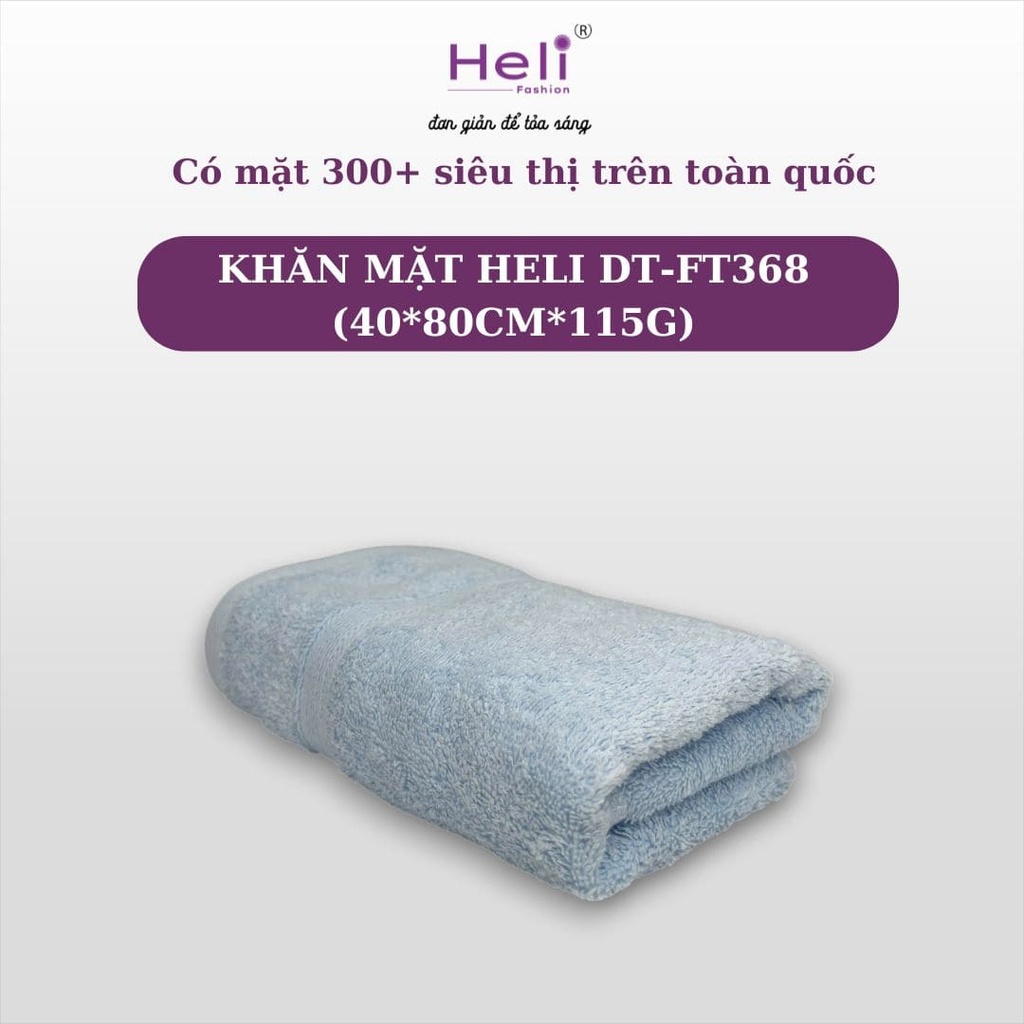 KHĂN MẶT HELI DT-FT368 (40*80CM*115G) 