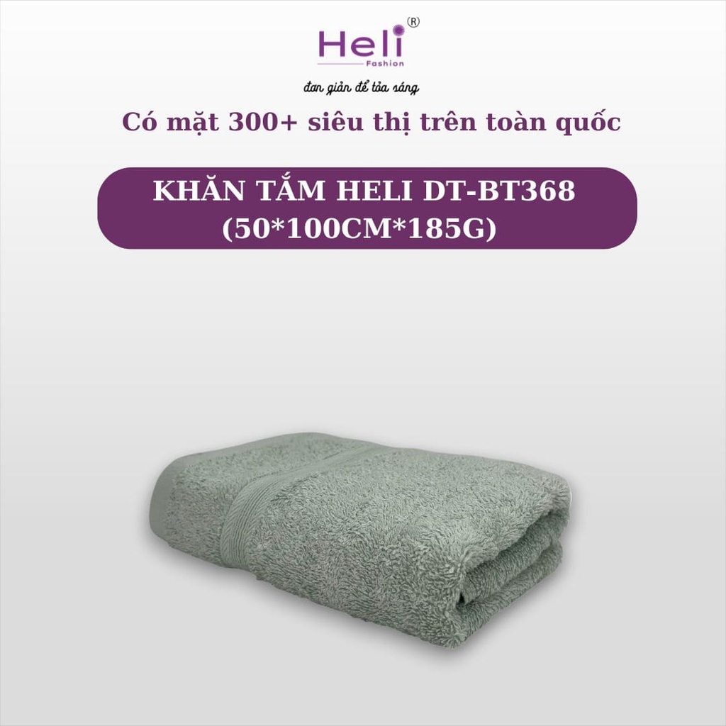 KHĂN TẮM HELI DT-BT368 (50*100CM*185G) 