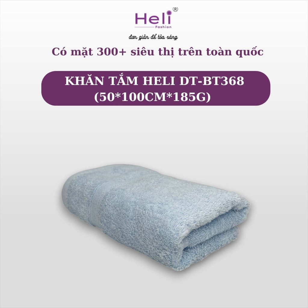 KHĂN TẮM HELI DT-BT368 (50*100CM*185G) 