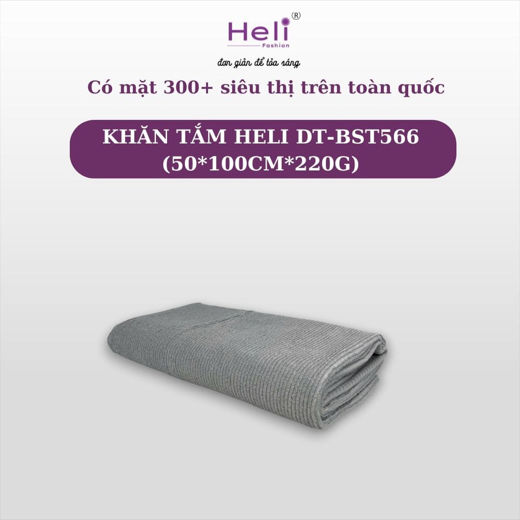  KHĂN TẮM  HELI DT-BST566 (50*100CM*220G)