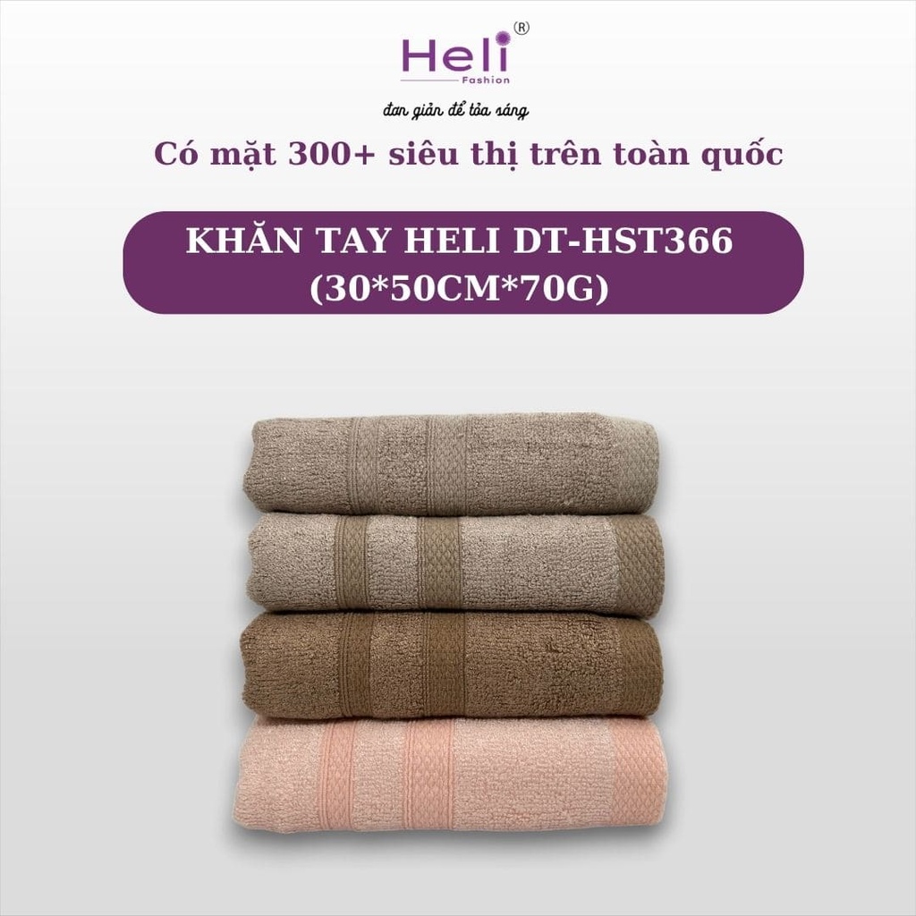 KHĂN TAY HELI DT-HST366 (30*50CM*70G) 