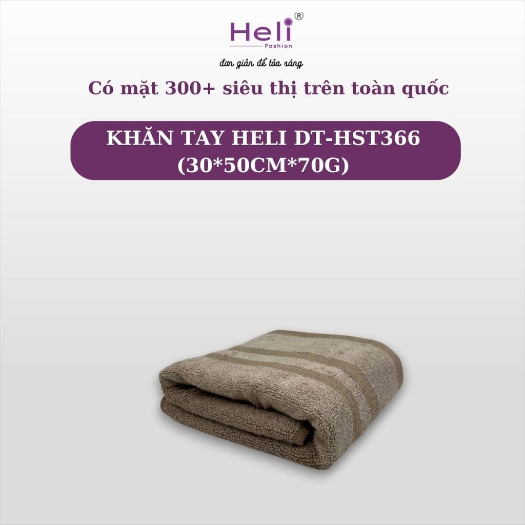 KHĂN TAY HELI DT-HST366 (30*50CM*70G) 
