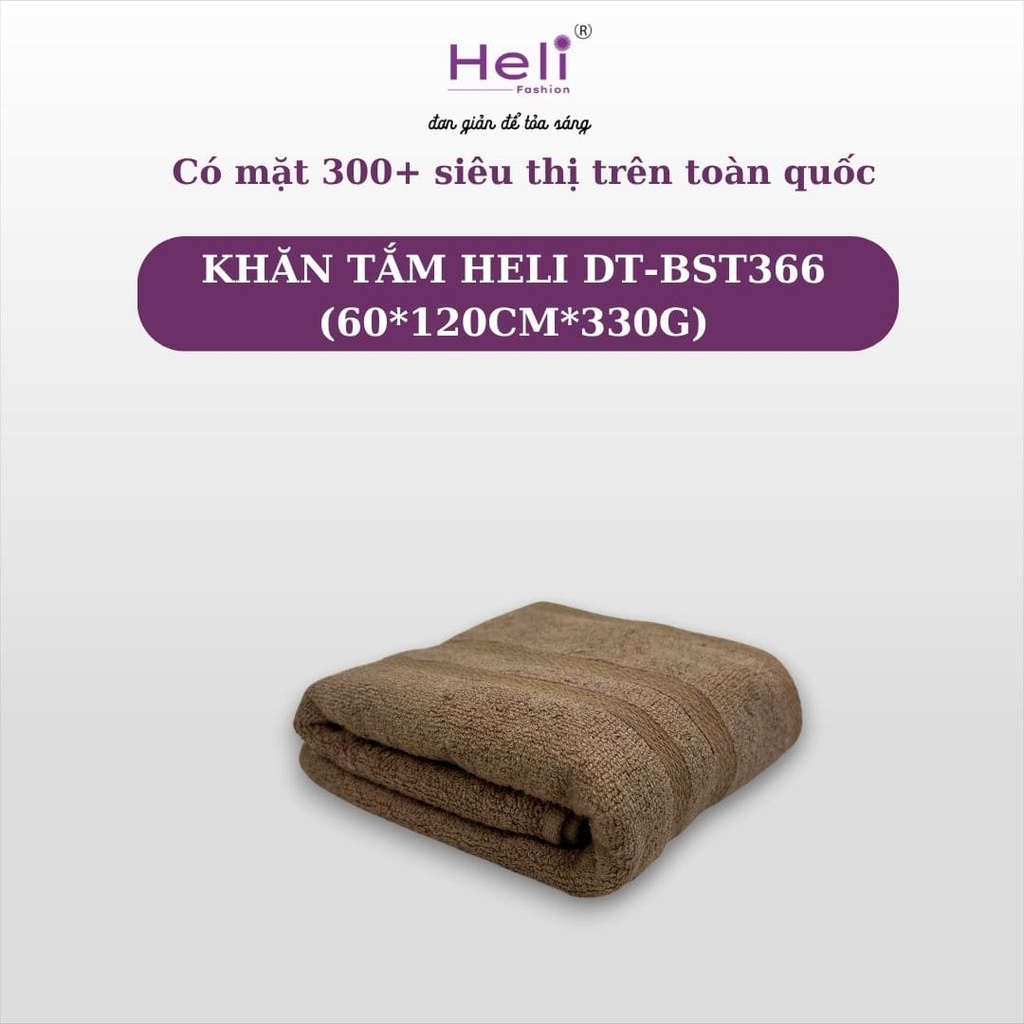 KHĂN TẮM HELI DT-BST366 (60*120CM*330G)