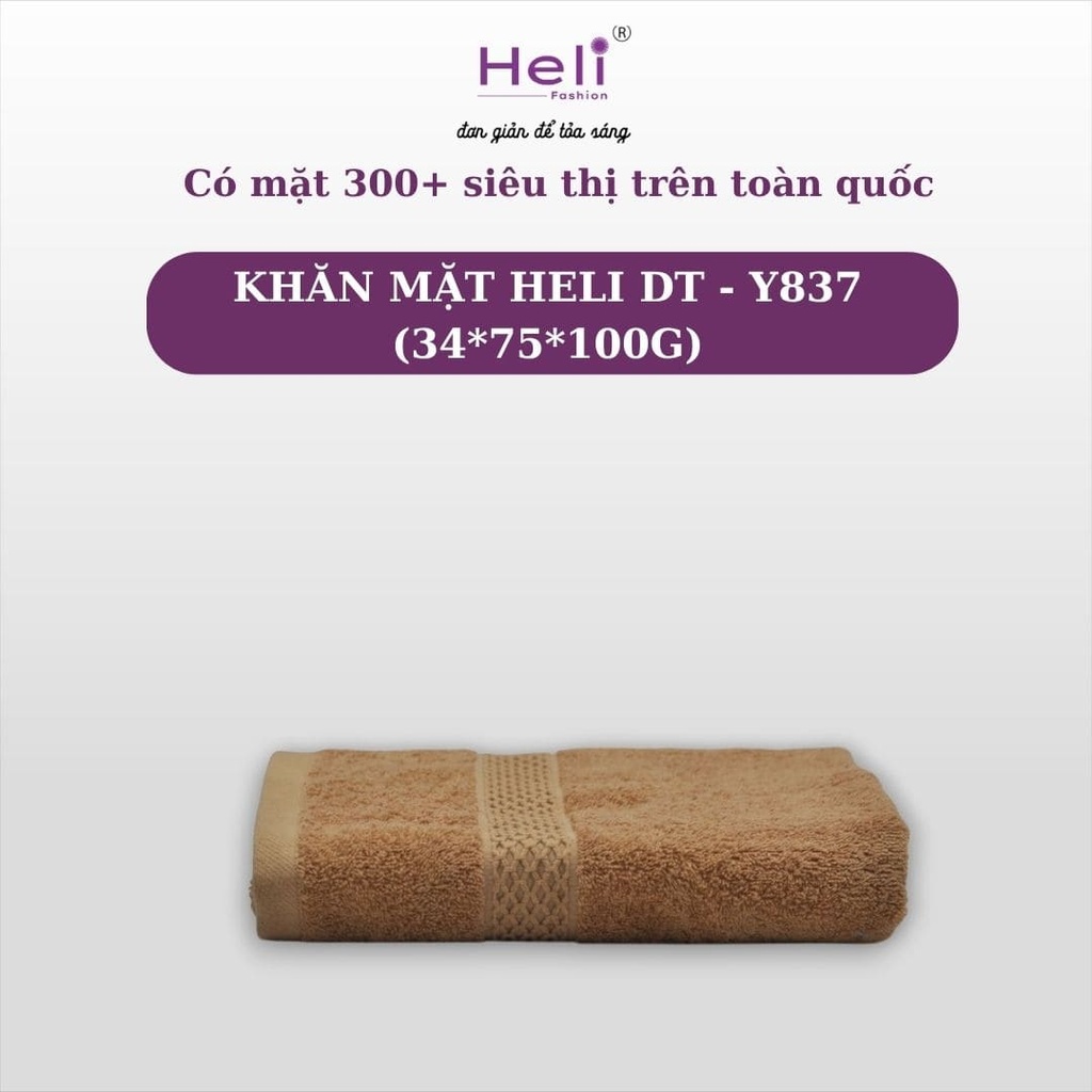 KHĂN MẶT HELI DT - Y837 (34*75*100G)