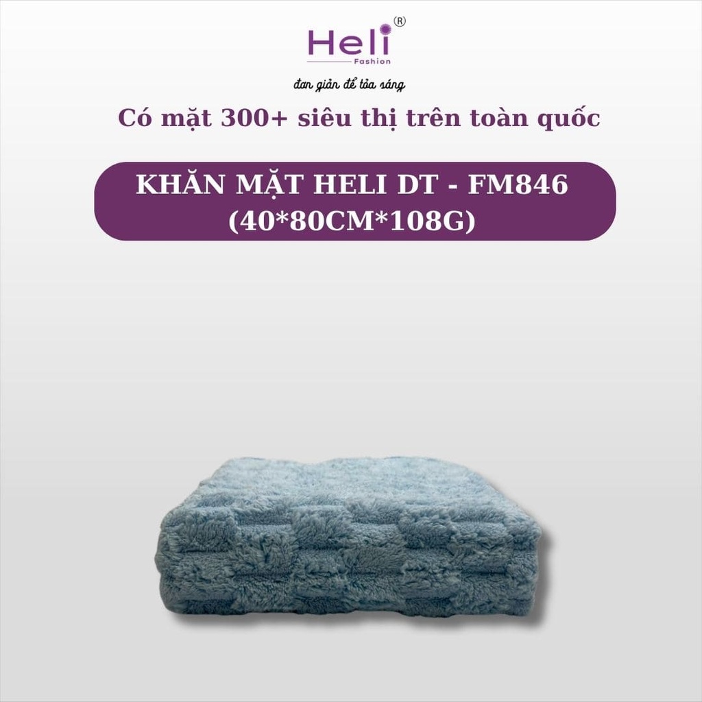 KHĂN MẶT HELI DT - FM846 (40*80CM*108G) 