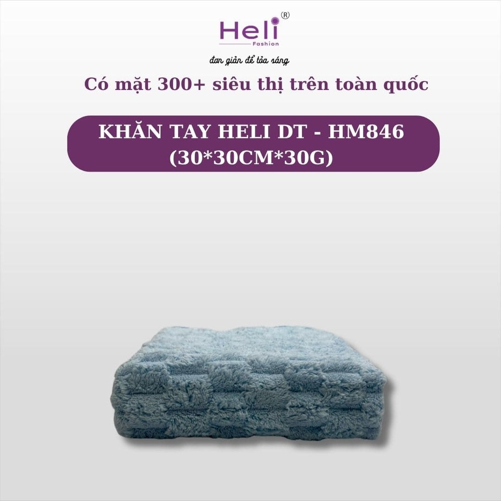 KHĂN TAY HELI DT - HM846 (30*30CM*30G) 