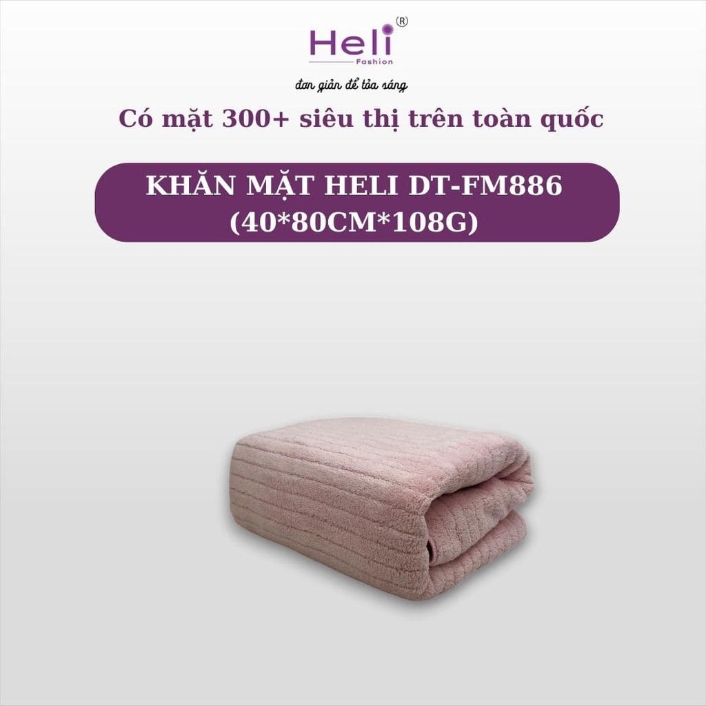 KHĂN MẶT HELI DT - FM886 (40*80CM*108G)