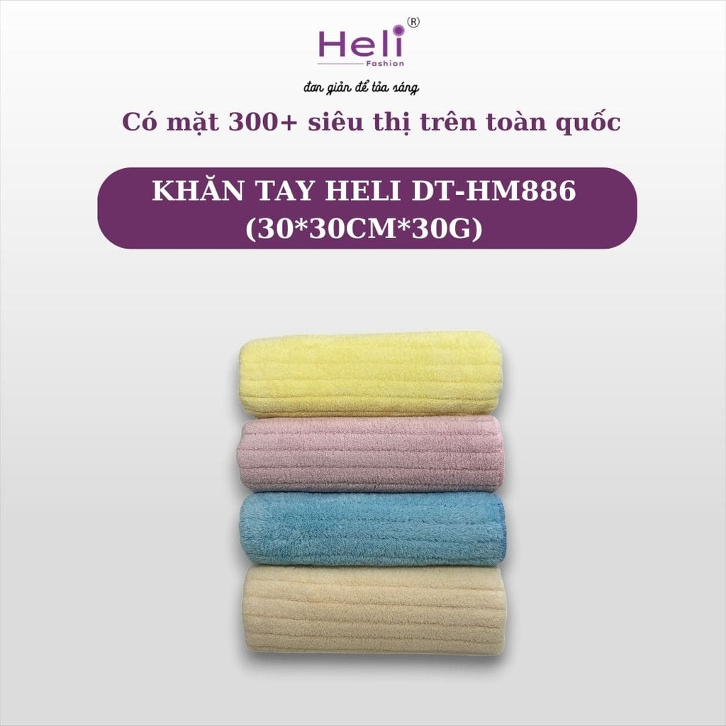 KHĂN TAY HELI DT - HM886 (30*30CM*30G)