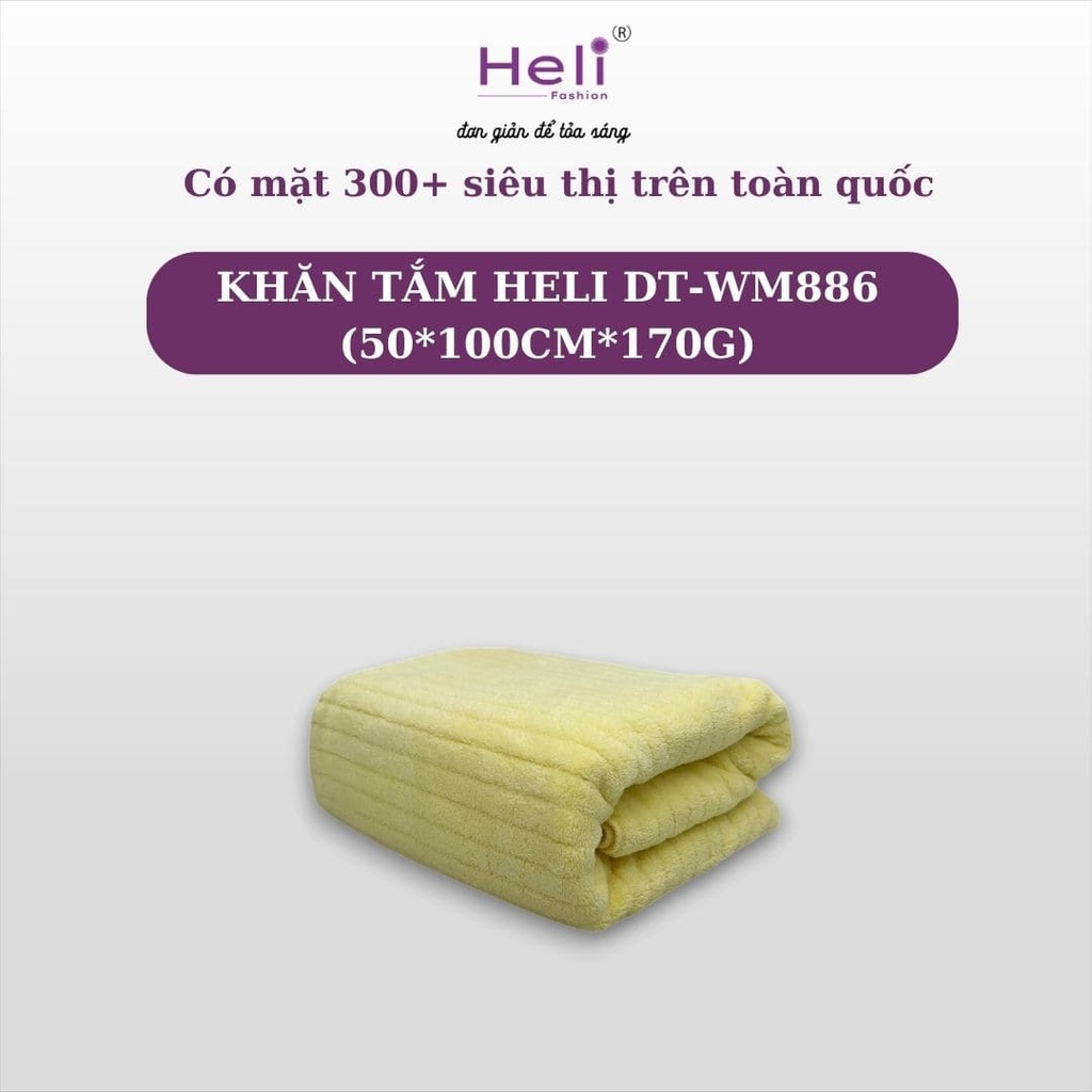 KHĂN TẮM HELI DT - WM886 (50*100CM*170G)