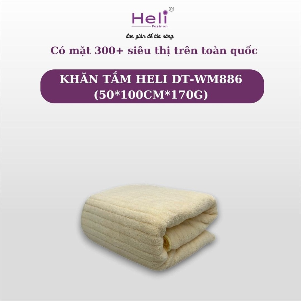 KHĂN TẮM HELI DT - WM886 (50*100CM*170G)