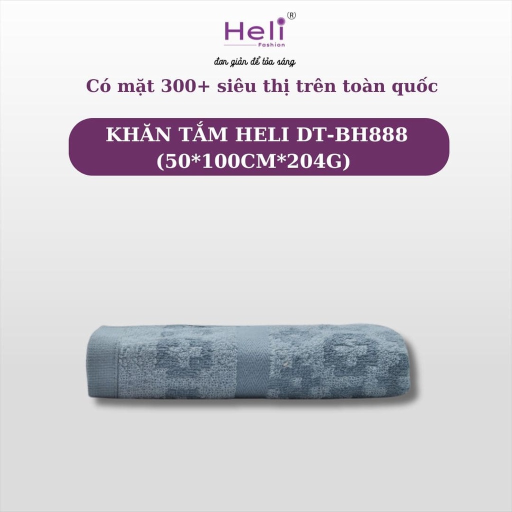 KHĂN TẮM HELI DT-BH888 (50*100CM*204G) 