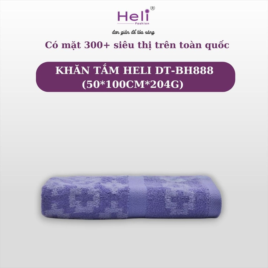 KHĂN TẮM HELI DT-BH888 (50*100CM*204G) 