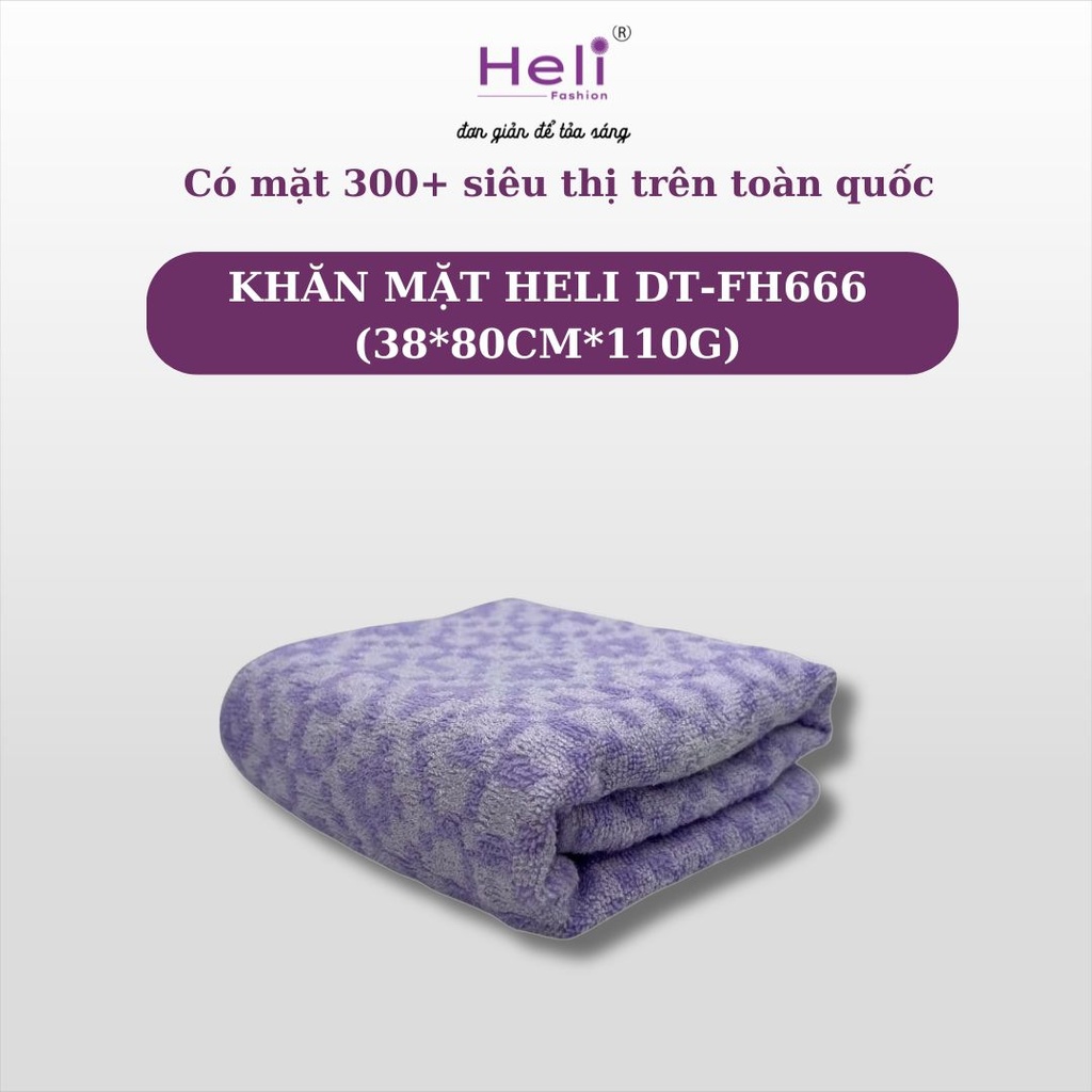 KHĂN MẶT HELI DT-FH666 (38*80CM*110G)