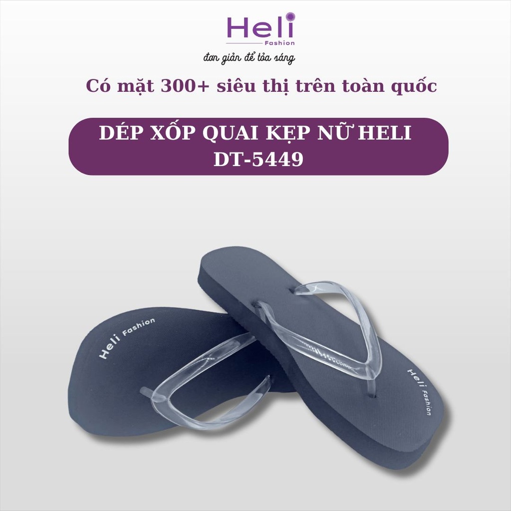 DÉP XỐP QUAI KẸP NỮ HELI DT-5449 