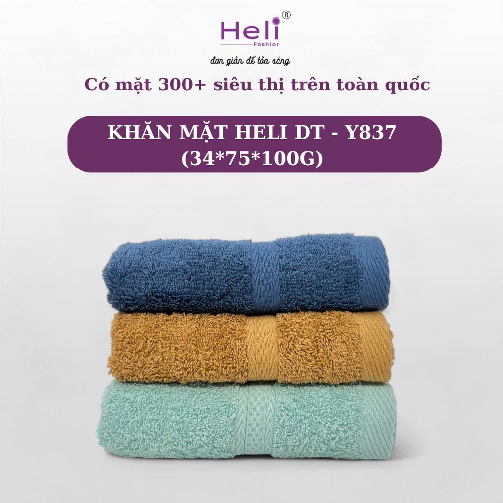 KHĂN MẶT HELI DT - Y837 (34*75*100G)
