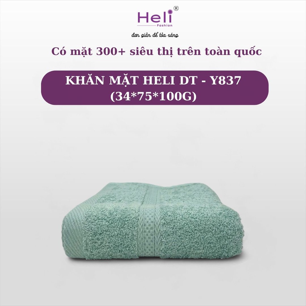 KHĂN MẶT HELI DT - Y837 (34*75*100G)