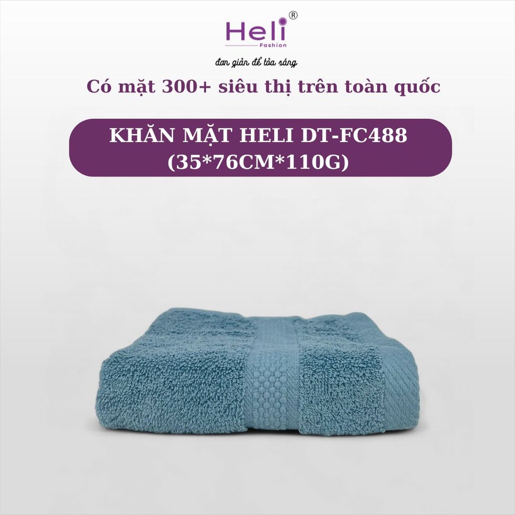 KHĂN MẶT HELI DT-FC488 (35*76CM*110G) 