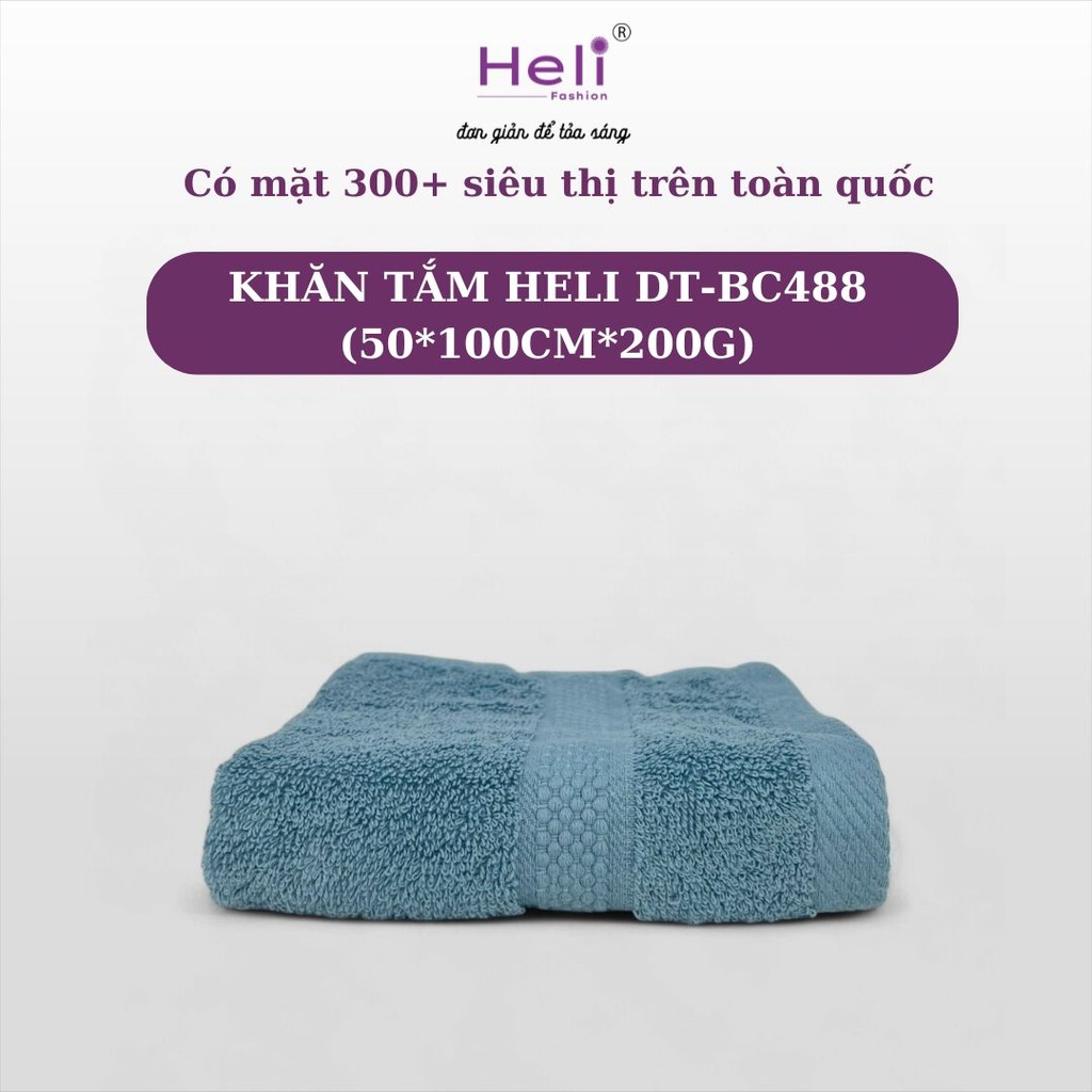 KHĂN TẮM HELI DT-BC488 (50*100CM*200G) 