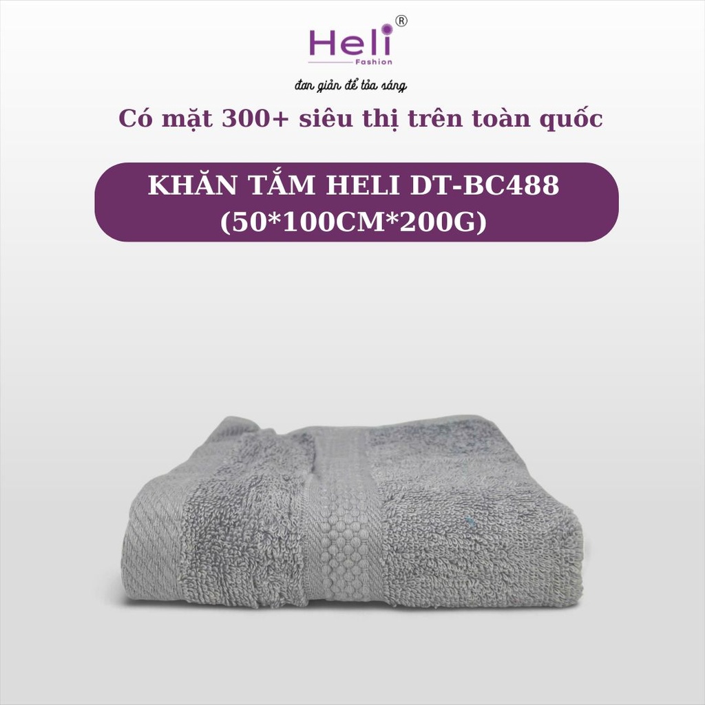 KHĂN TẮM HELI DT-BC488 (50*100CM*200G) 