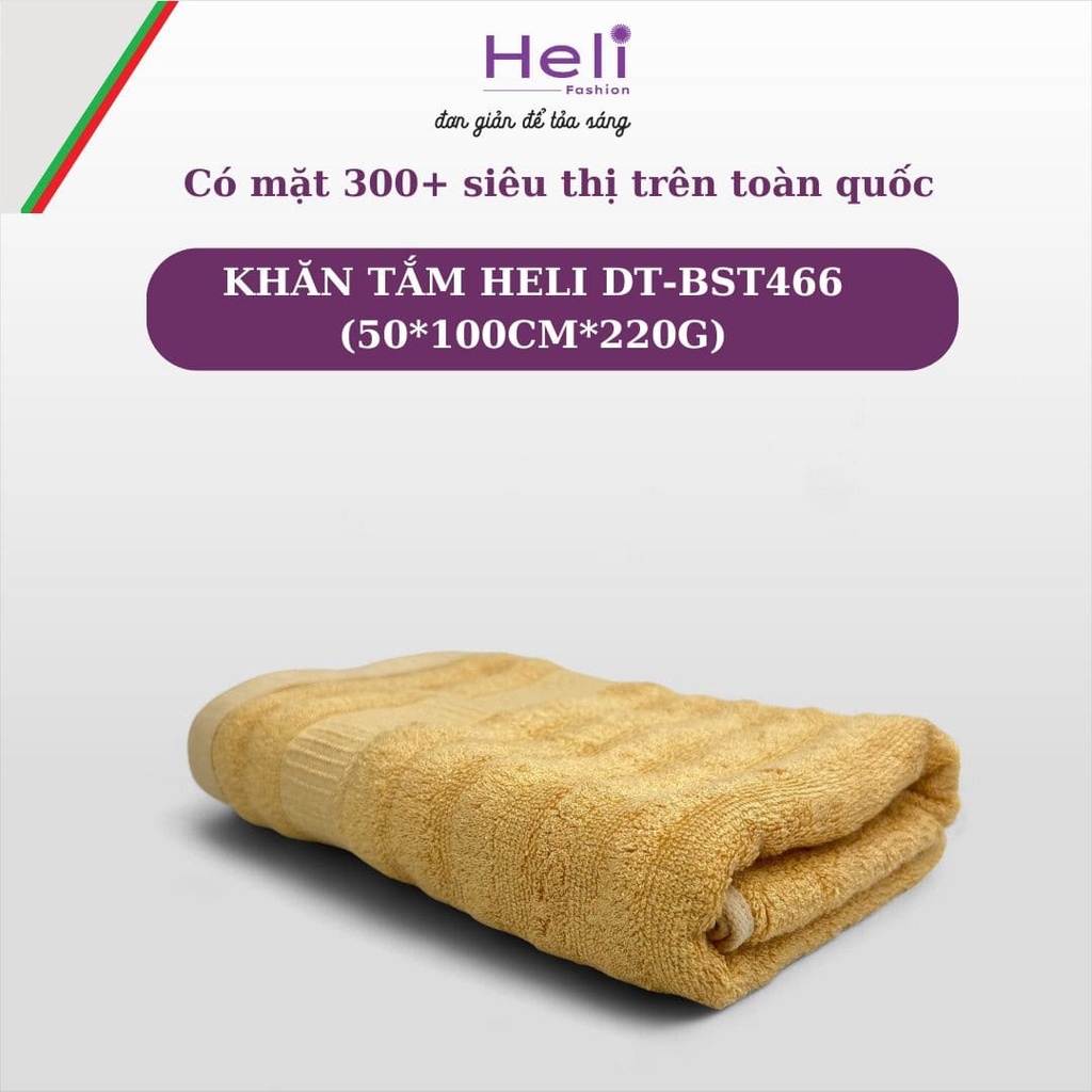  KHĂN TẮM  HELI DT-BST466 (50*100CM*220G)