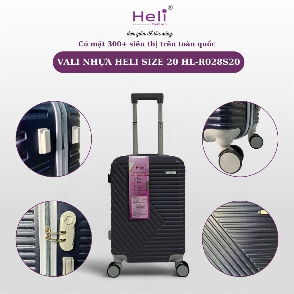 VALI NHỰA HELI SIZE 20 HL-R028S20