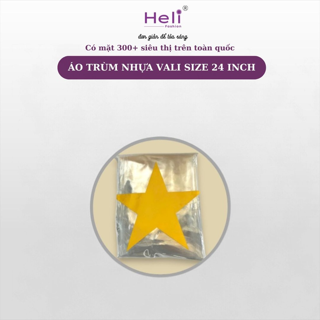 ÁO TRÙM NHỰA VALI SIZE 24 INCH