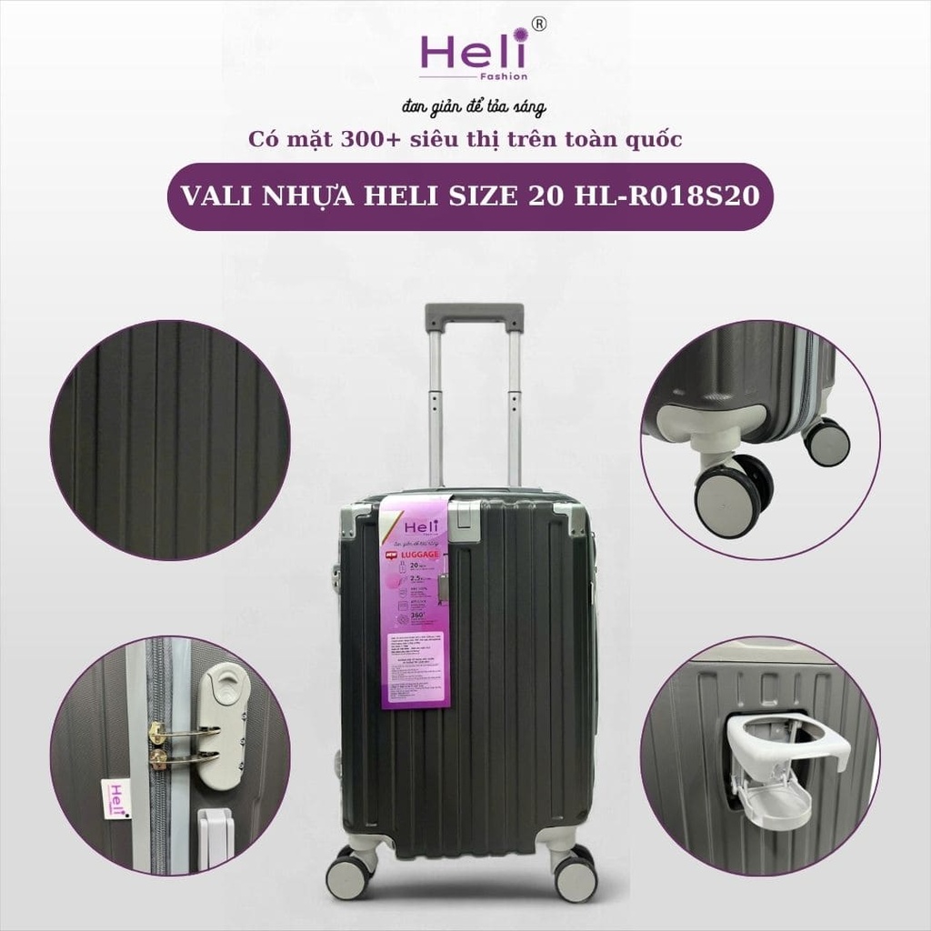 VALI NHỰA HELI SIZE 20 HL-R018S20