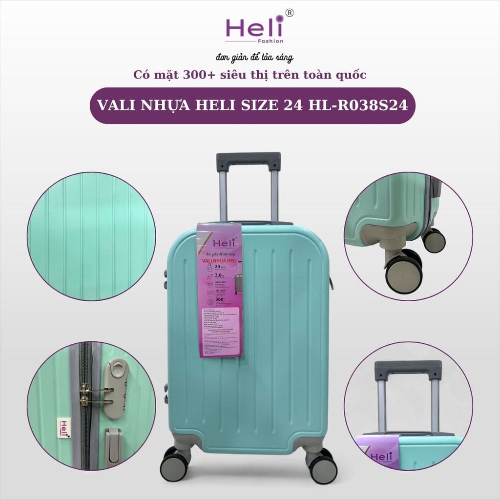 VALI NHỰA HELI SIZE 24 HL-R038S24