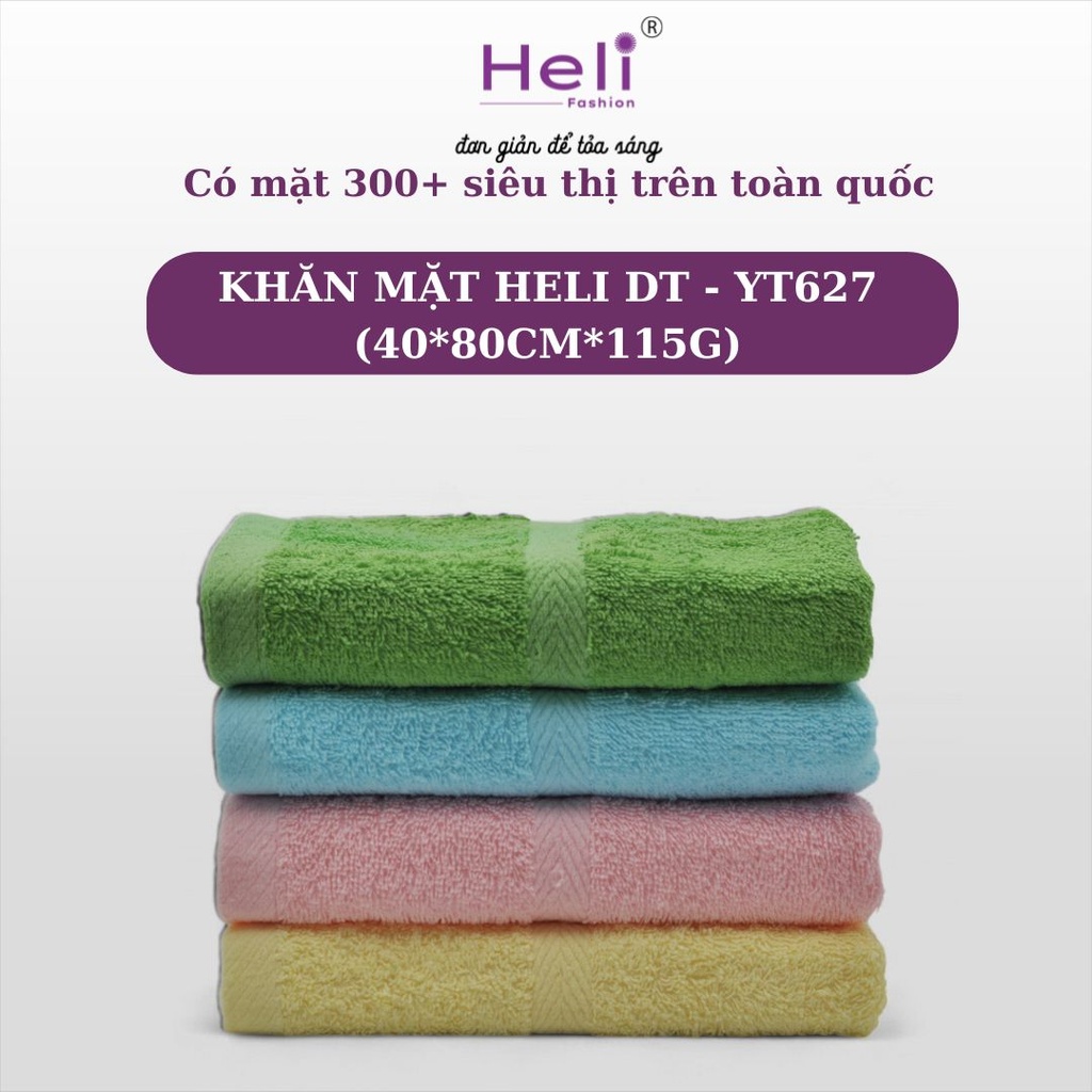 KHĂN MẶT HELI DT - YT627 (40*80CM*115G) 