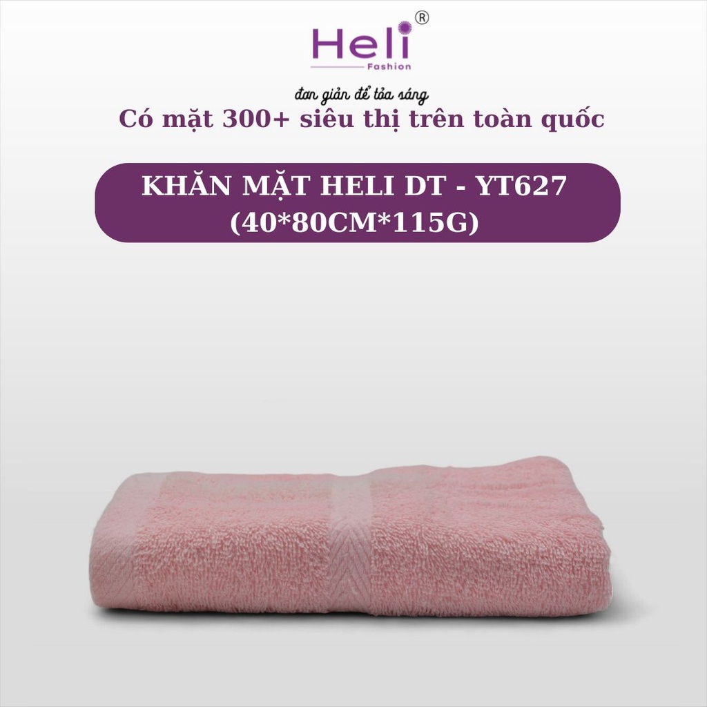 KHĂN MẶT HELI DT - YT627 (40*80CM*115G) 