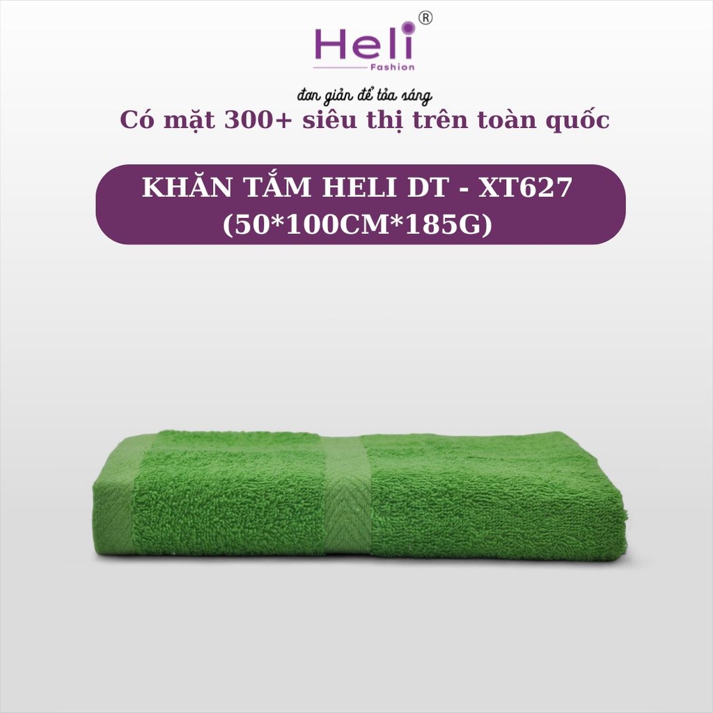 KHĂN TẮM HELI DT - XT627 (50*100CM*185G) 