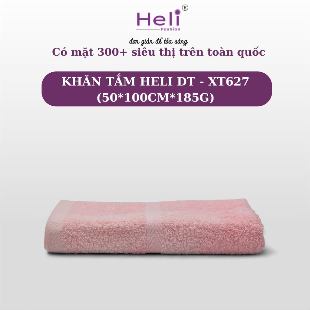 KHĂN TẮM HELI DT - XT627 (50*100CM*185G) 