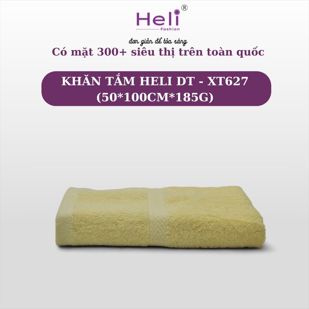 KHĂN TẮM HELI DT - XT627 (50*100CM*185G) 