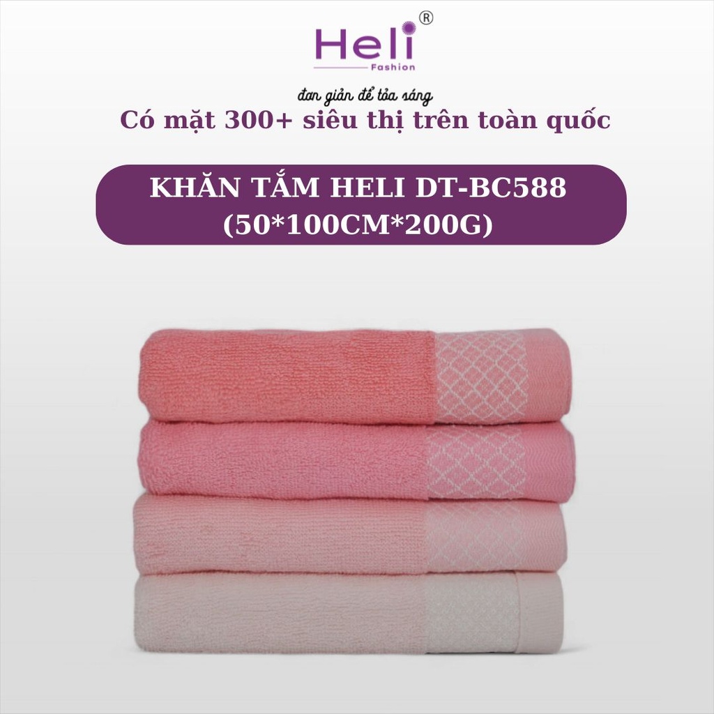 KHĂN TẮM HELI DT-BC588 (50*100CM*200G)