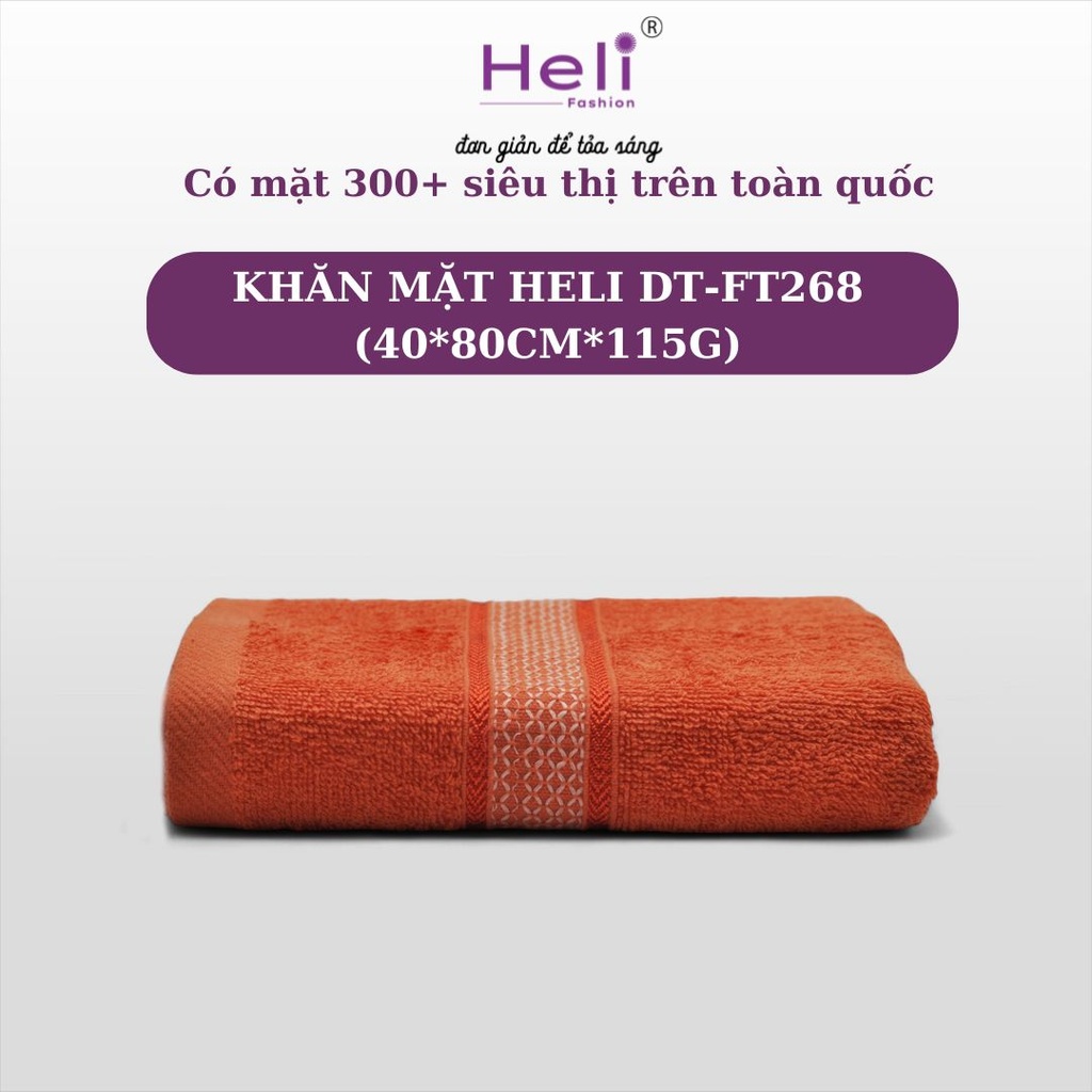 KHĂN MẶT HELI DT-FT268 (40*80CM*115G)