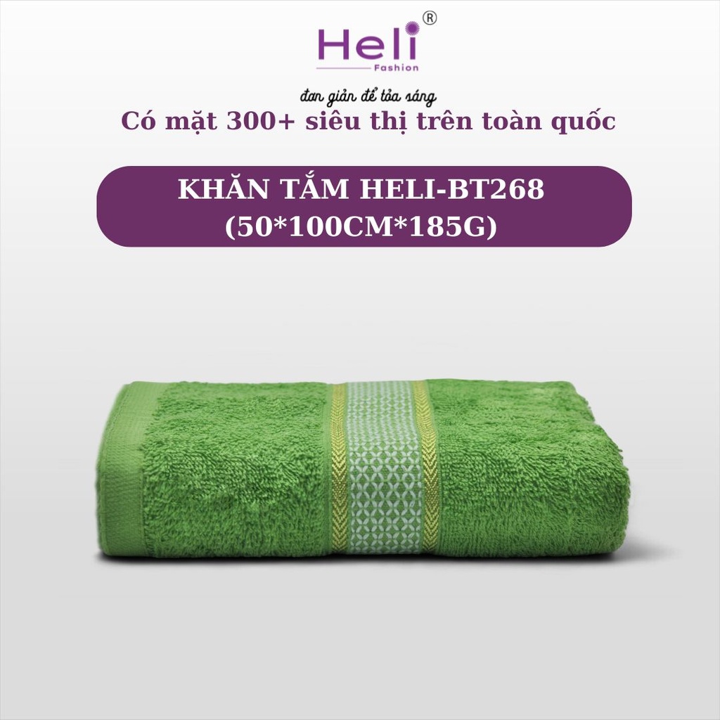 KHĂN TẮM HELI-BT268 (50*100CM*185G) 