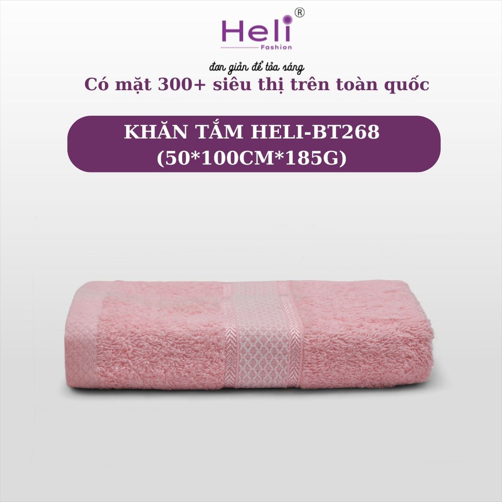 KHĂN TẮM HELI-BT268 (50*100CM*185G) 