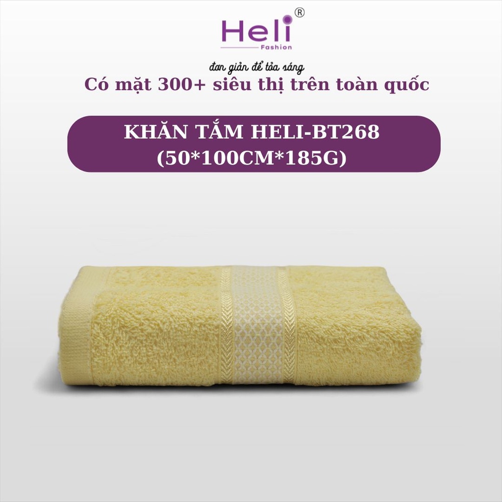 KHĂN TẮM HELI-BT268 (50*100CM*185G) 