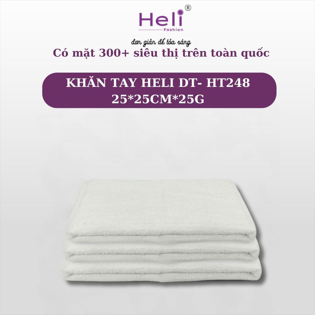 KHĂN TAY HELI DT- HT248 25*25CM*25G