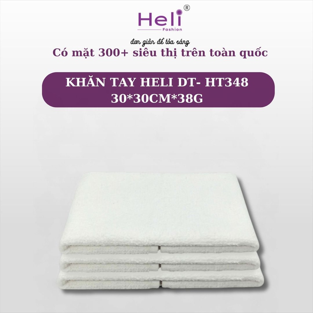KHĂN TAY HELI DT- HT348 30*30CM*38G