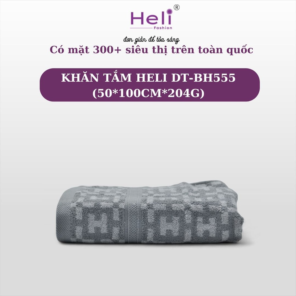 KHĂN TẮM HELI DT-BH555 (50*100CM*204G)