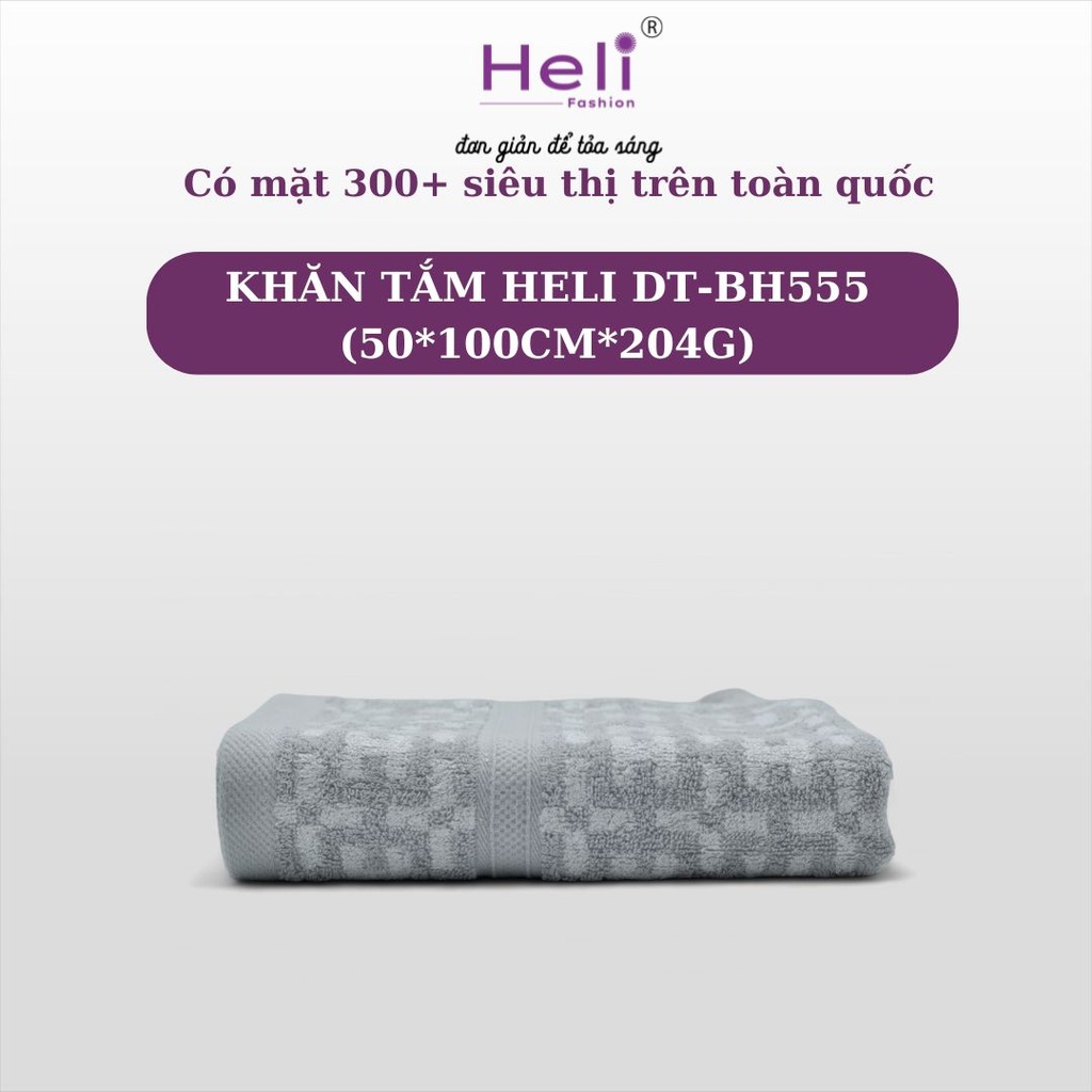 KHĂN TẮM HELI DT-BH555 (50*100CM*204G)