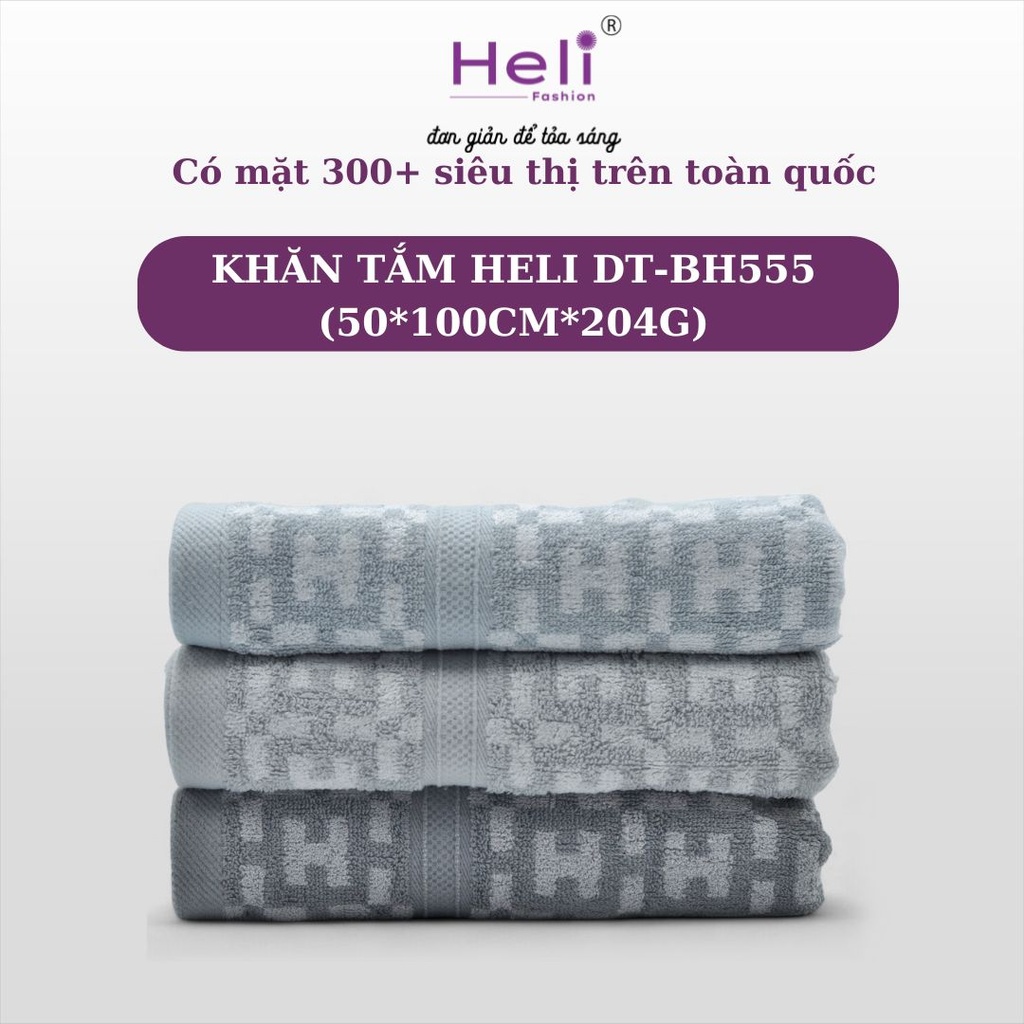 KHĂN TẮM HELI DT-BH555 (50*100CM*204G)