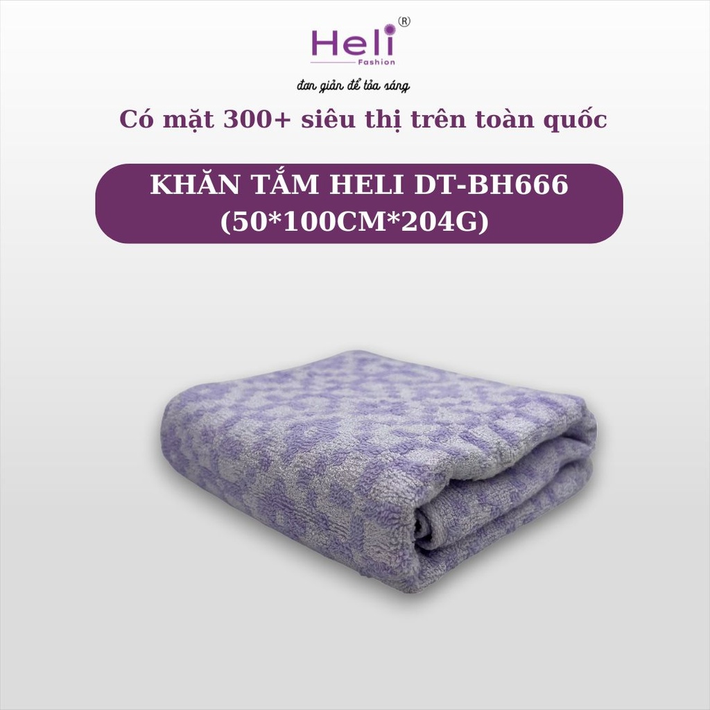 KHĂN TẮM HELI DT-BH666 (50*100CM*204G) 