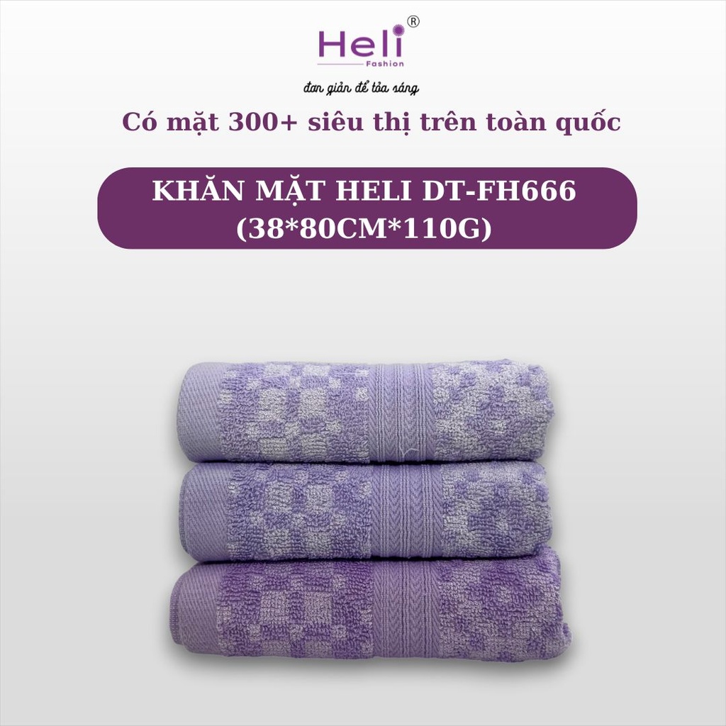 KHĂN MẶT HELI DT-FH666 (38*80CM*110G)