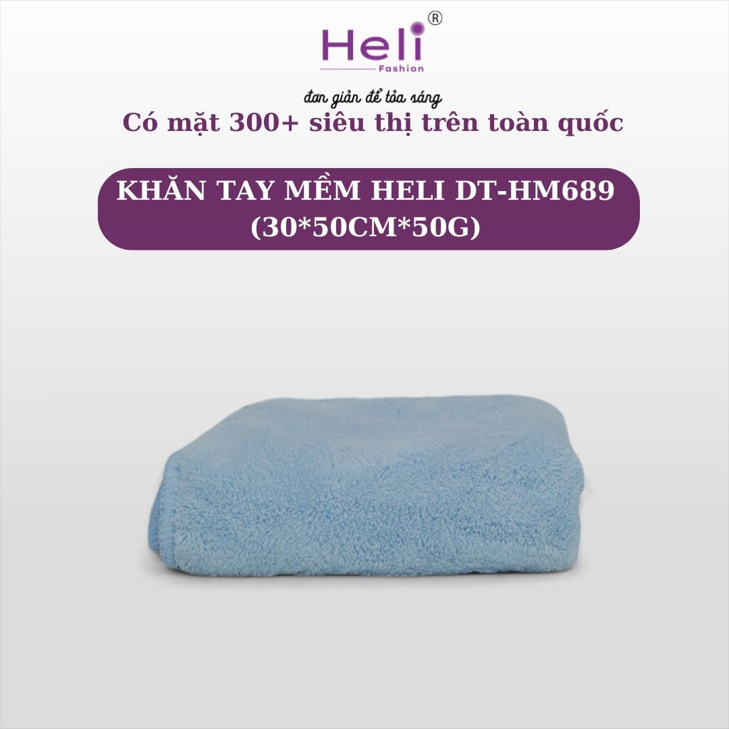 KHĂN TAY MỀM HELI DT - HM689 (30*50CM*50G)