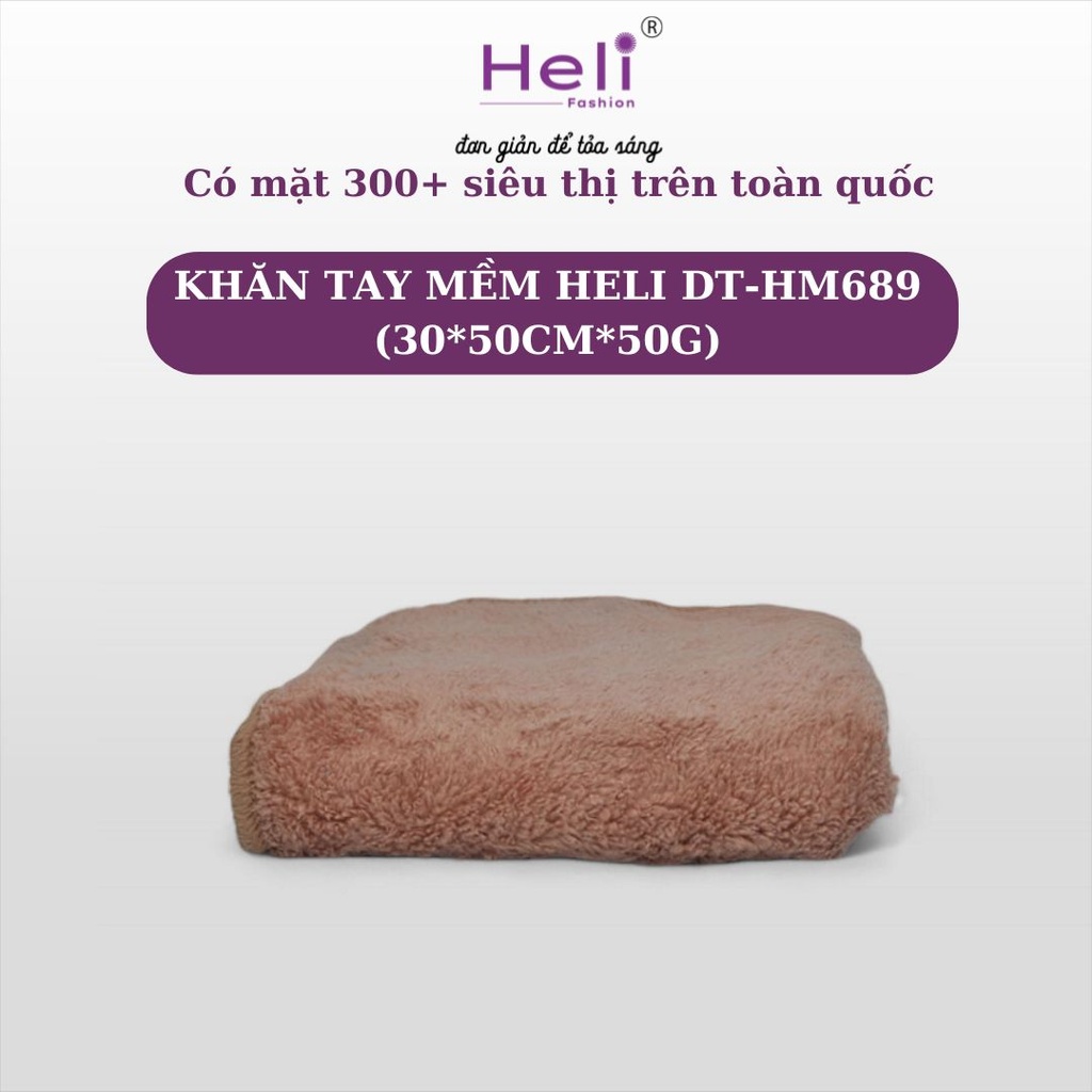 KHĂN TAY MỀM HELI DT - HM689 (30*50CM*50G)